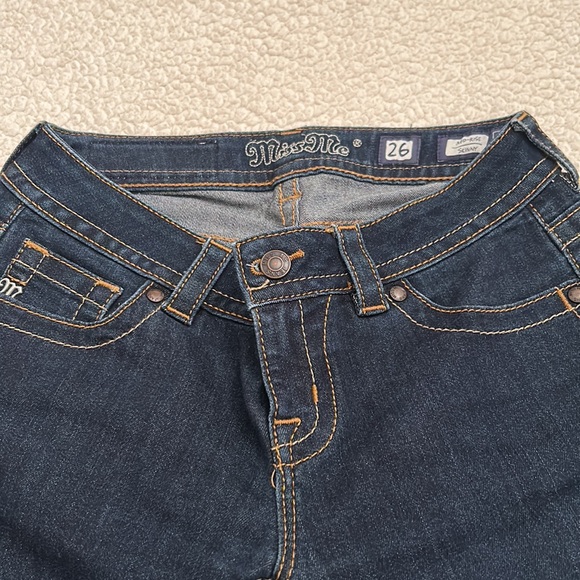 Miss Me Skinny Jeans; Mid-Rise; Size 26 - Picture 3 of 3